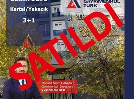 GAYRİMENKULTÜRK /KARTAL YAKACIK  3+1 SATILIK DAİRE 110 m2